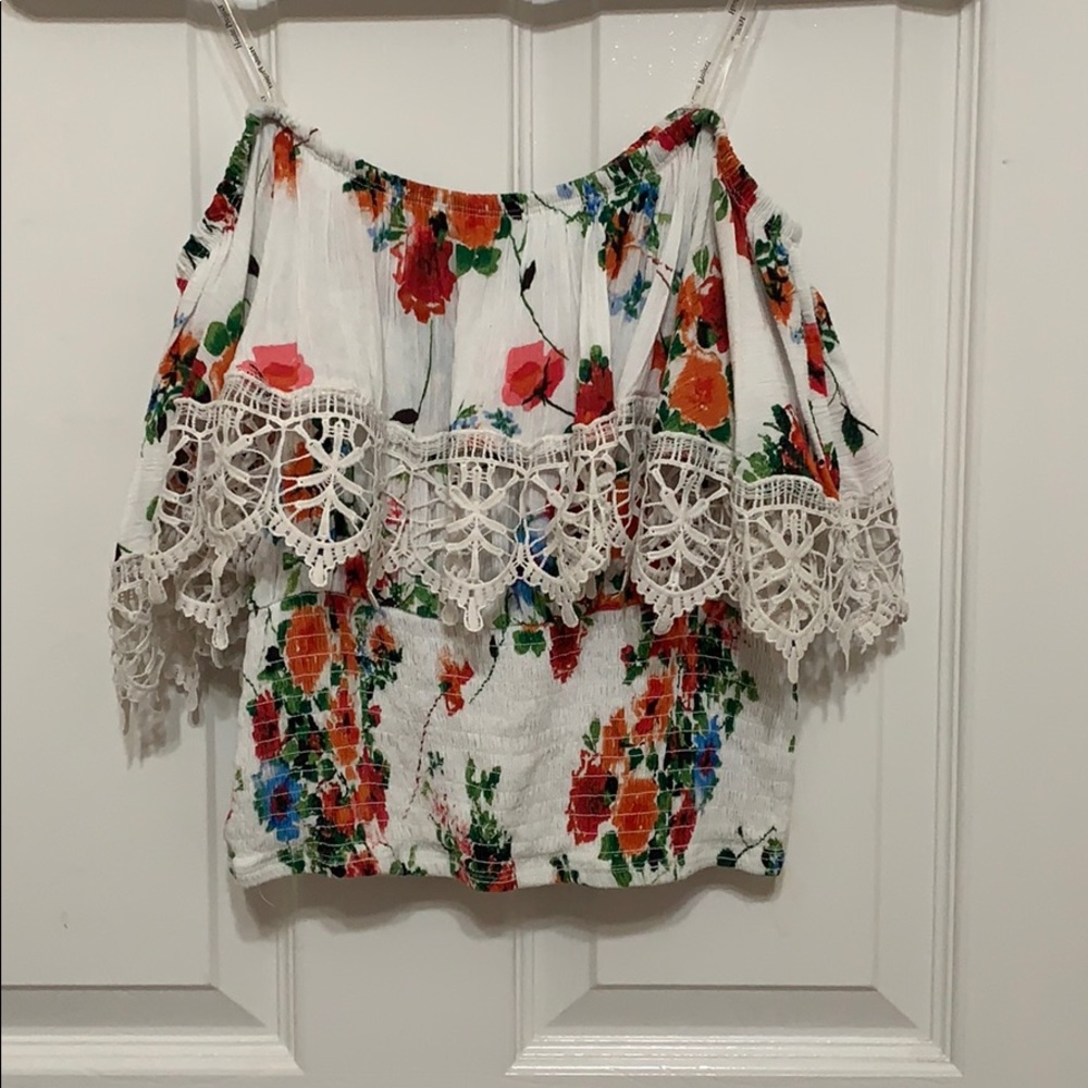 Off the Shoulder Crop Top